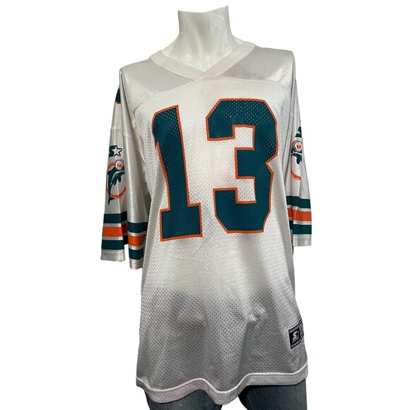 Dan Marino #13 Miami Dolphins Starter Jersey And Hat Vintage 90s XL/Snapback - Picture 12 of 16